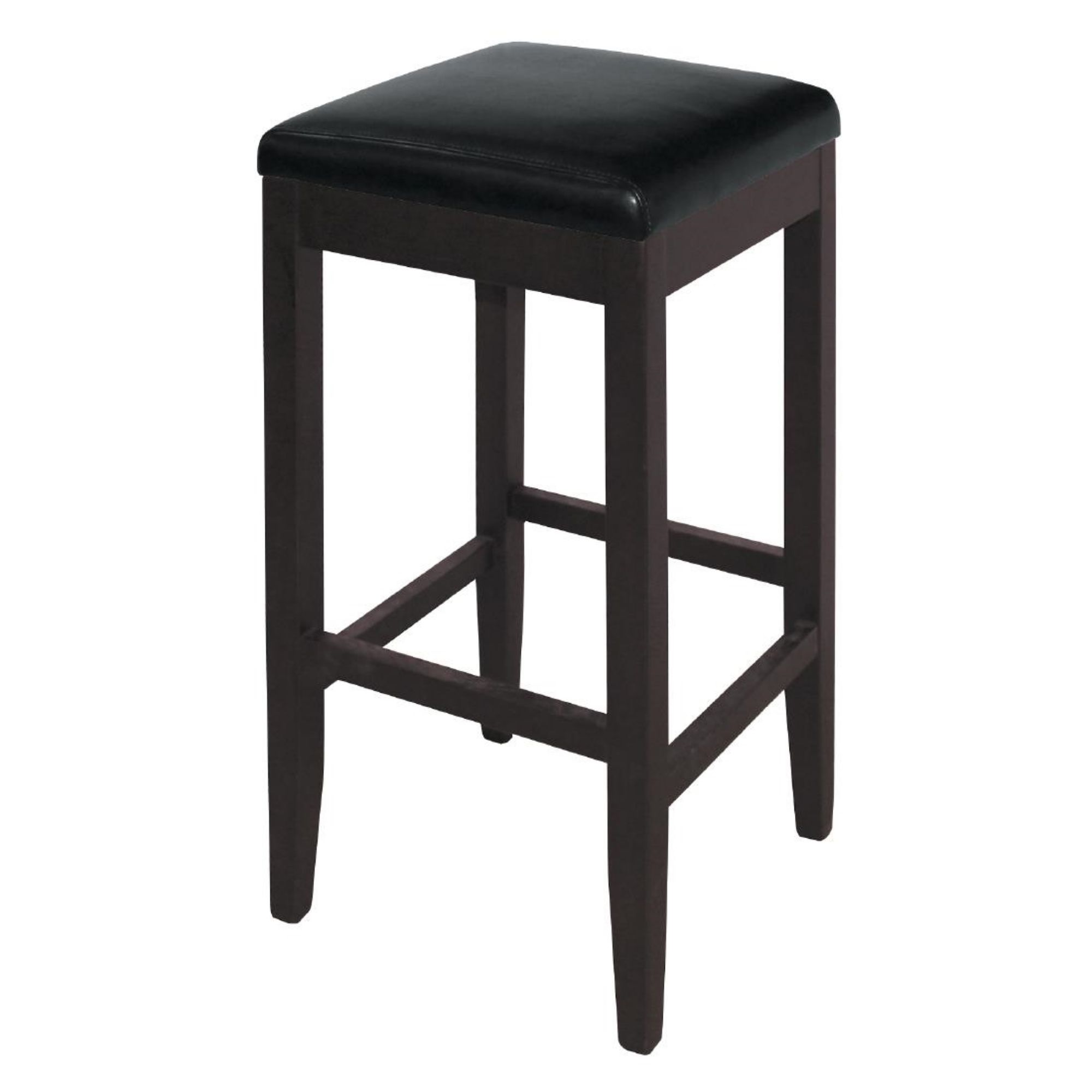 Picture of Bolero Faux Leather High Bar Stools Black (2 Pack) - GG648