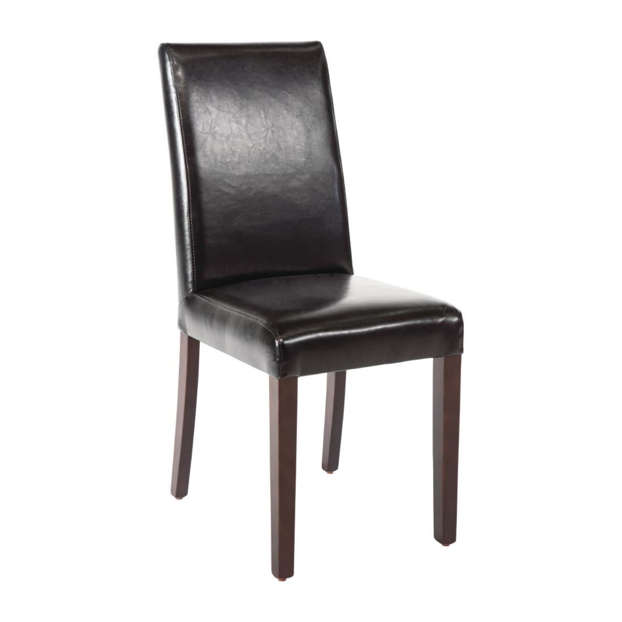 Picture of Bolero Faux Leather Dining Chair Black (2 pack) - GF954