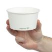 Picture of Vegware Compostable Hot Food Pots 340ml / 12oz (500 pack) - GF046