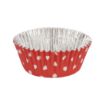 Picture of PME Cupcake Foil Lined Baking Cases Polka Dot (30 Pack) - GE849