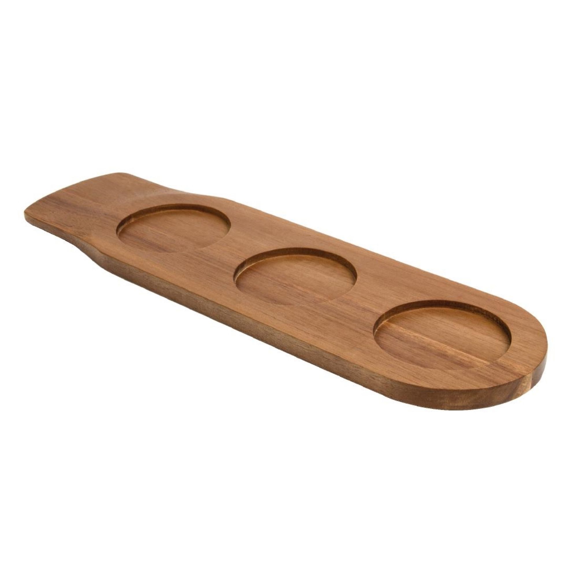 Picture of Olympia Acacia Wood Ramekin Board 480mm - GF208