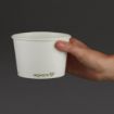 Picture of Vegware Compostable Hot Food Pots 455ml / 16oz (500 pack) - GF047