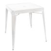 Picture of Bolero Bistro Square Steel Table White 668mm (Single) - GC869
