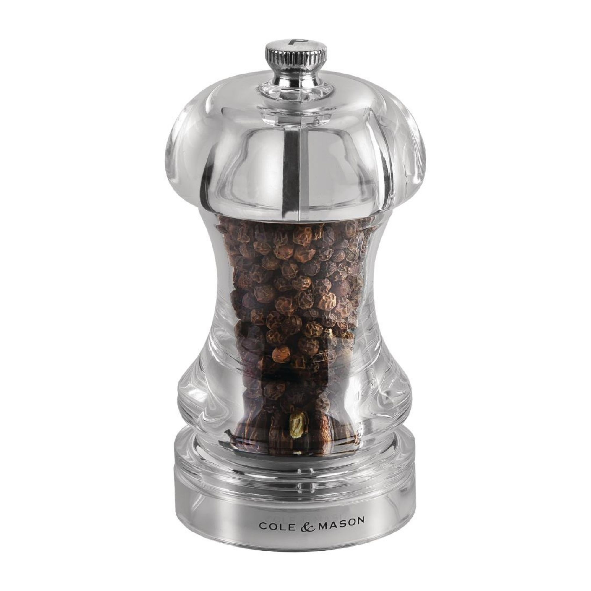 Picture of Cole & Mason Acrylic Pepper Mill Capstan 4.5in - GC542