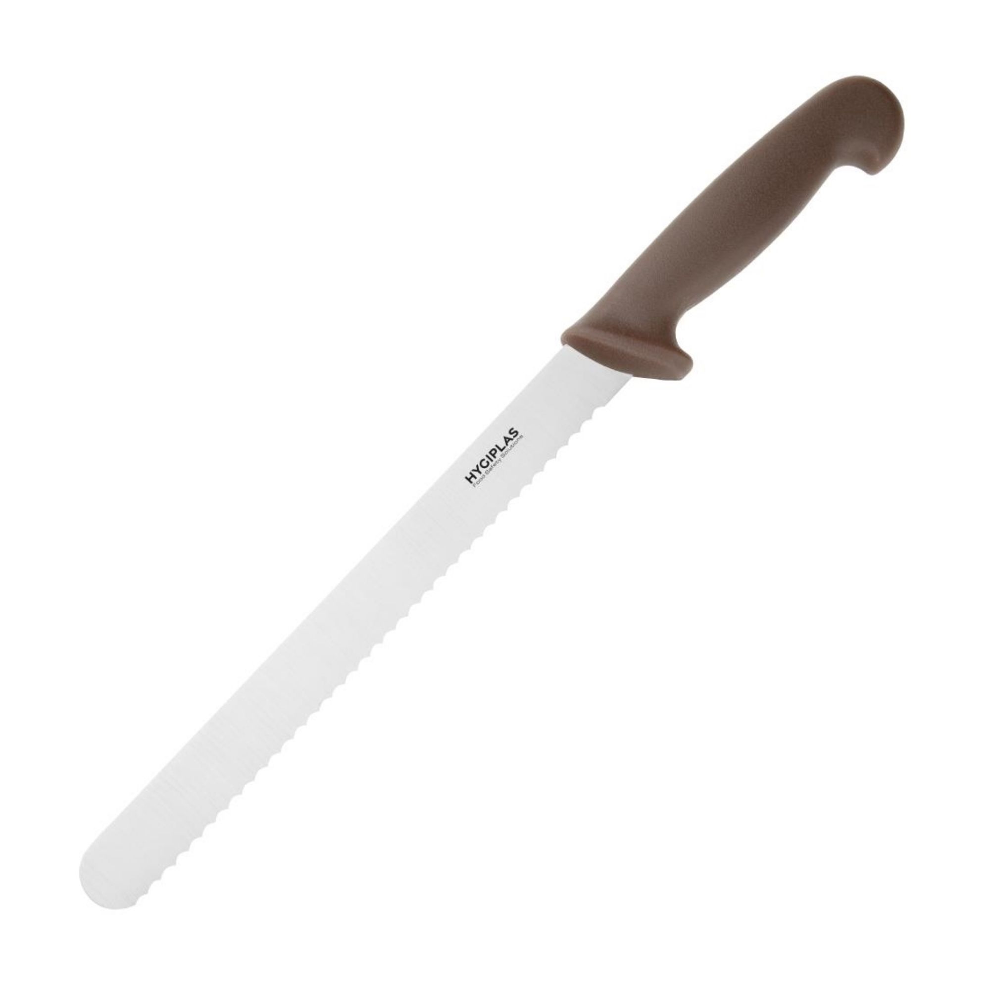 Picture of Hygiplas Slicer Serrated Brown 24.8cm - FX122
