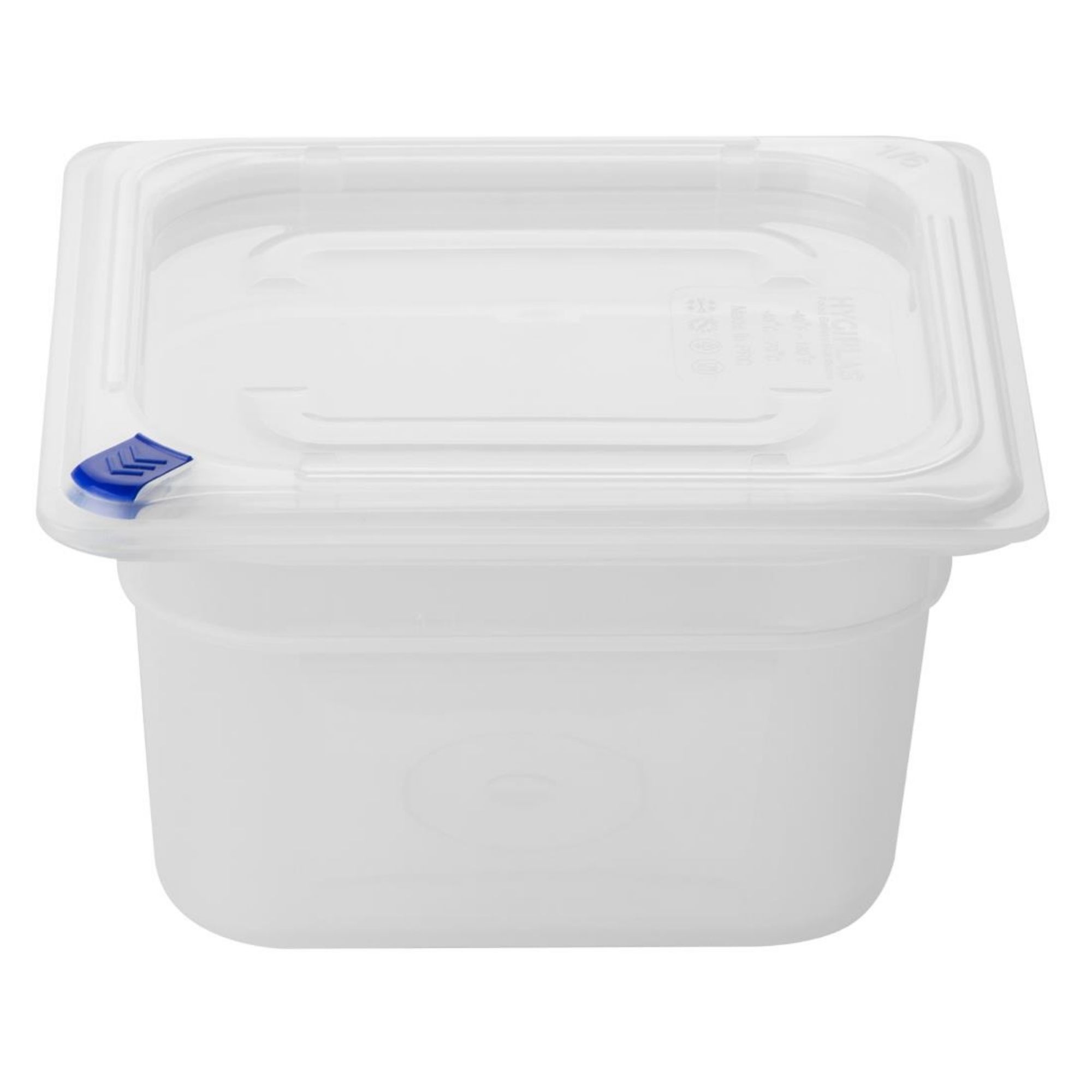 Picture of Hygiplas Click PP GN Container 1/6 with Lid & 7 Colour Clips 100mm 1.5Ltr (Set 4) - FZ097