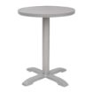 Picture of Bolero Aluminium Round Table Top Light Grey 580mm - FX038