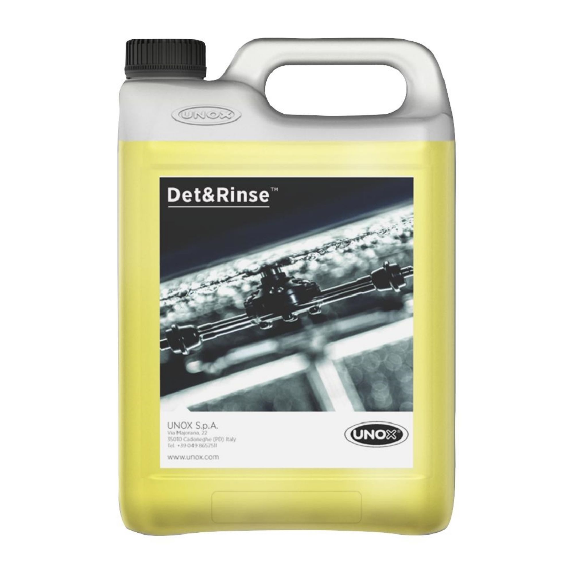 Picture of UNOX Det&Rinse Concentrated Rinse Aid Detergent Cleaner for UNOX Ovens 5Ltr (2 pack) - FX029