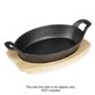 Picture of Olympia Hevea Board for Cast Iron Oval Eared Dish 260x165mm for FW817 - FW977