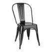 Picture of Bolero Bistro Steel Side Chairs Black (4 pack) - FW508