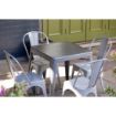 Picture of Bolero Bistro Steel Side Chairs Grey (4 pack) - FW509