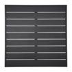 Picture of Bolero Aluminium Square Table Top Black 700mm - FW599