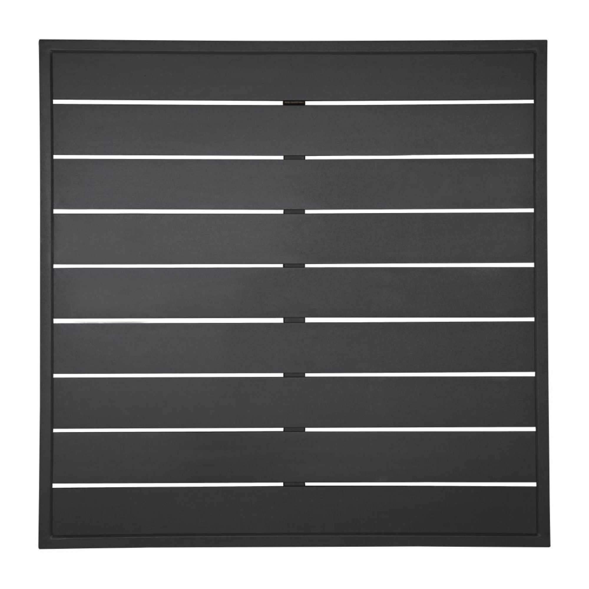 Picture of Bolero Aluminium Square Table Top Black 700mm - FW599