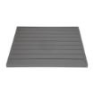 Picture of Bolero Aluminium Square Table Top Dark Grey 700mm - FW597
