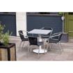Picture of Bolero Aluminium Square Table Top Light Grey 700mm - FW598