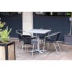 Picture of Bolero Aluminium Square Table Top Light Grey 700mm - FW598