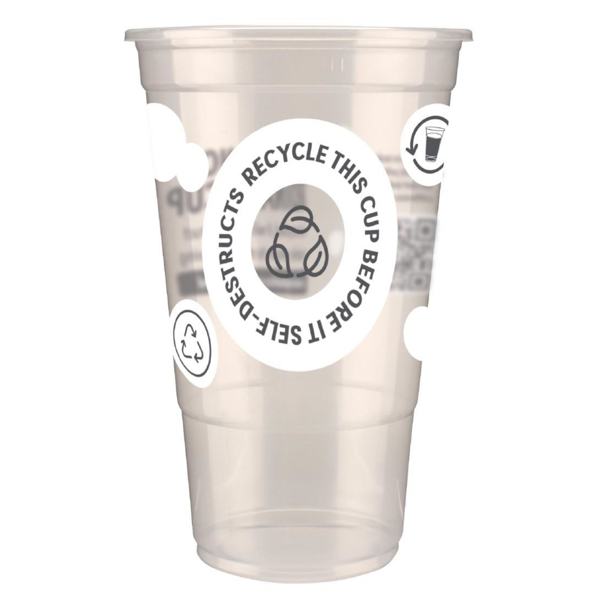Picture of eGreen Printed 2-in-1 Flexy Pint Glass CE Marked (1000 Pack) - FU896