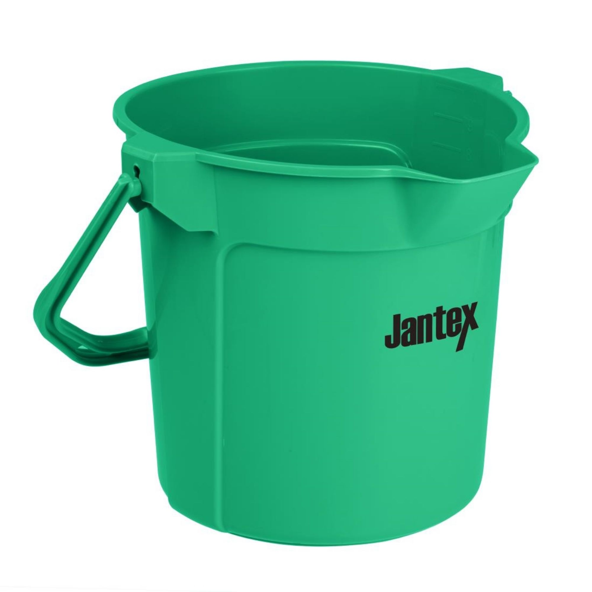 Picture of Jantex Green Graduated Bucket with Pouring Lip 10ltr - FU833