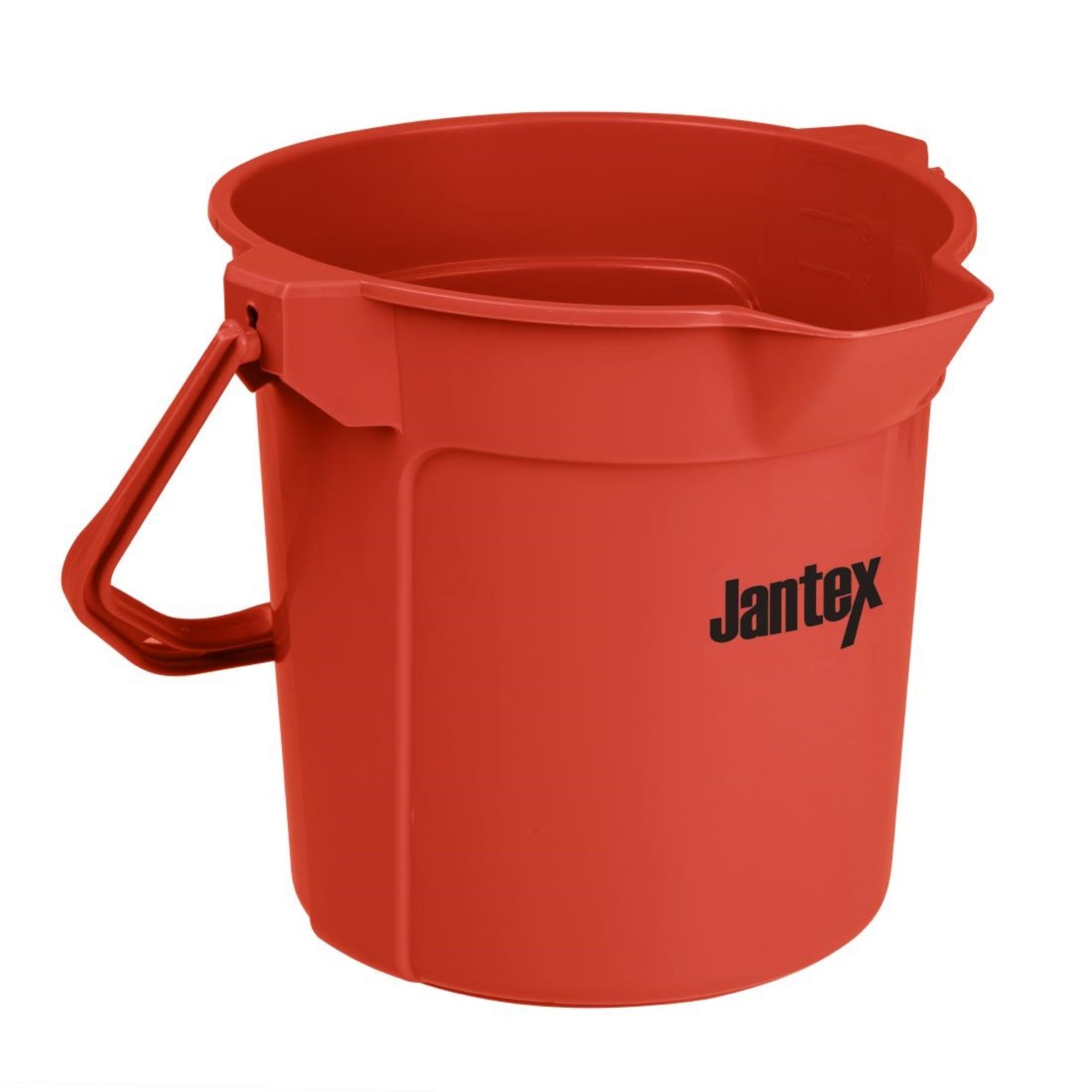 Picture of Jantex Red Graduated Bucket with Pouring Lip 10ltr - FU832