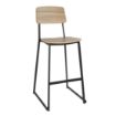 Picture of Bolero Beaufort Wooden Interior High Stools (2 Pack) - FU525
