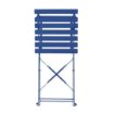 Picture of Bolero Perth Pavement Style Folding Chairs Dark Navy (2 pack) - FU541