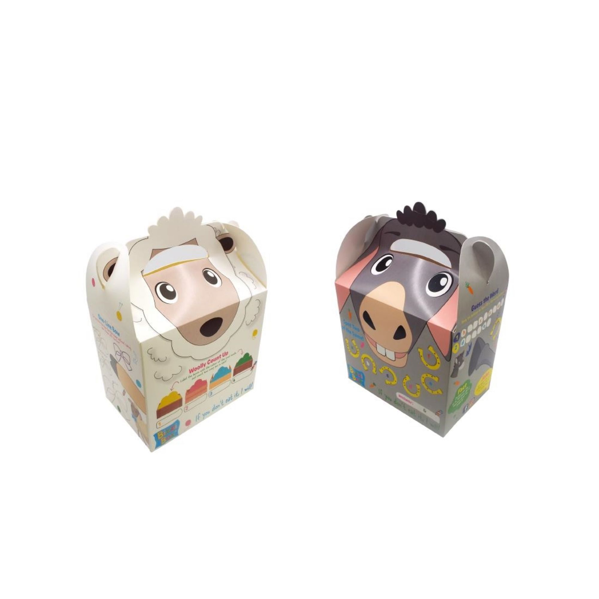 Picture of Crafti's Childrens Bizzi Meal Boxes Assorted Farm (200 pack) - FU576