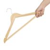 Picture of Bolero Natural Wooden Hangers (10 Pack) - FU399