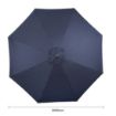 Picture of Bolero Seville Round Parasol 3m Diameter Navy Blue - FU504
