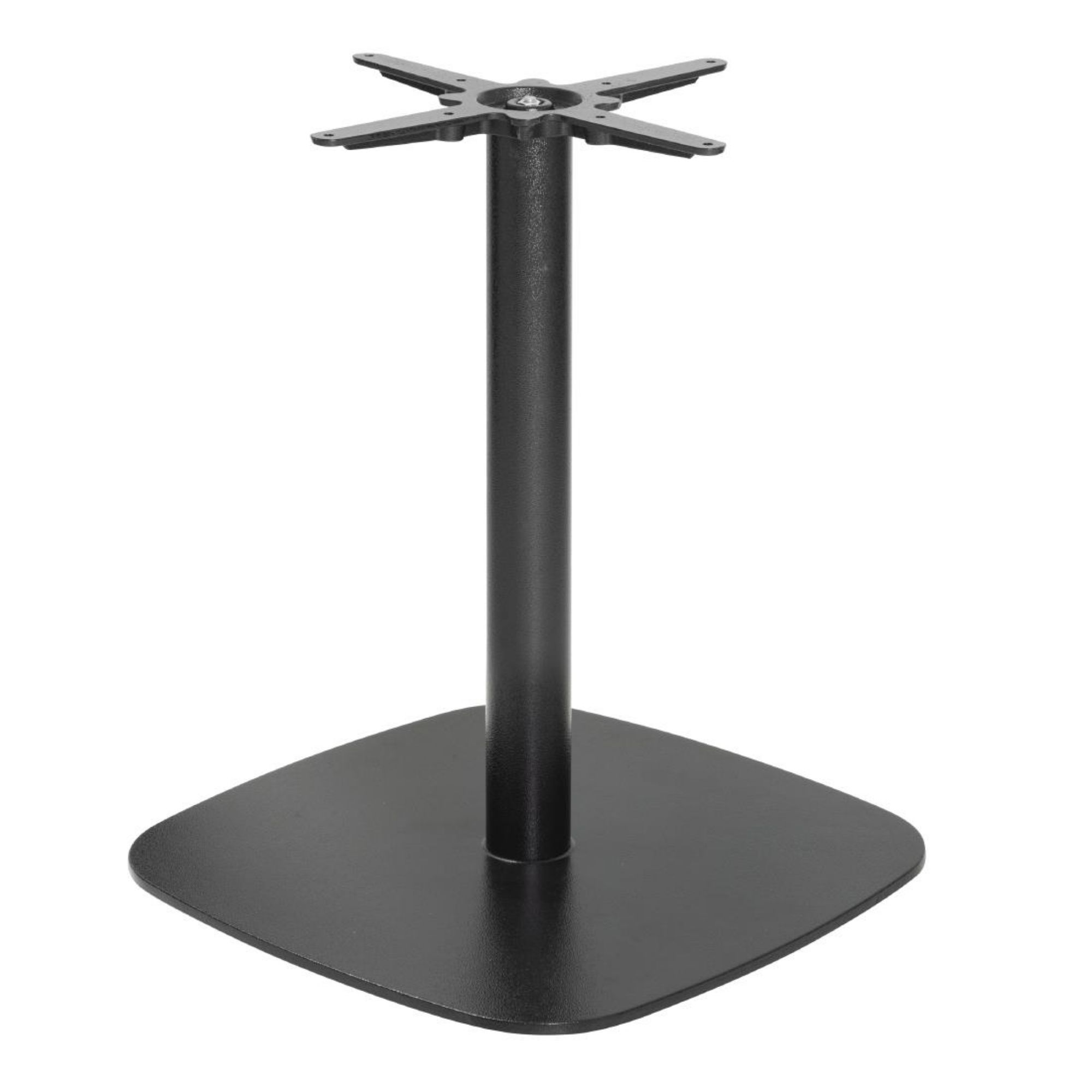Picture of Bolero Black Cast Iron Table Base 720x600mm - FU547