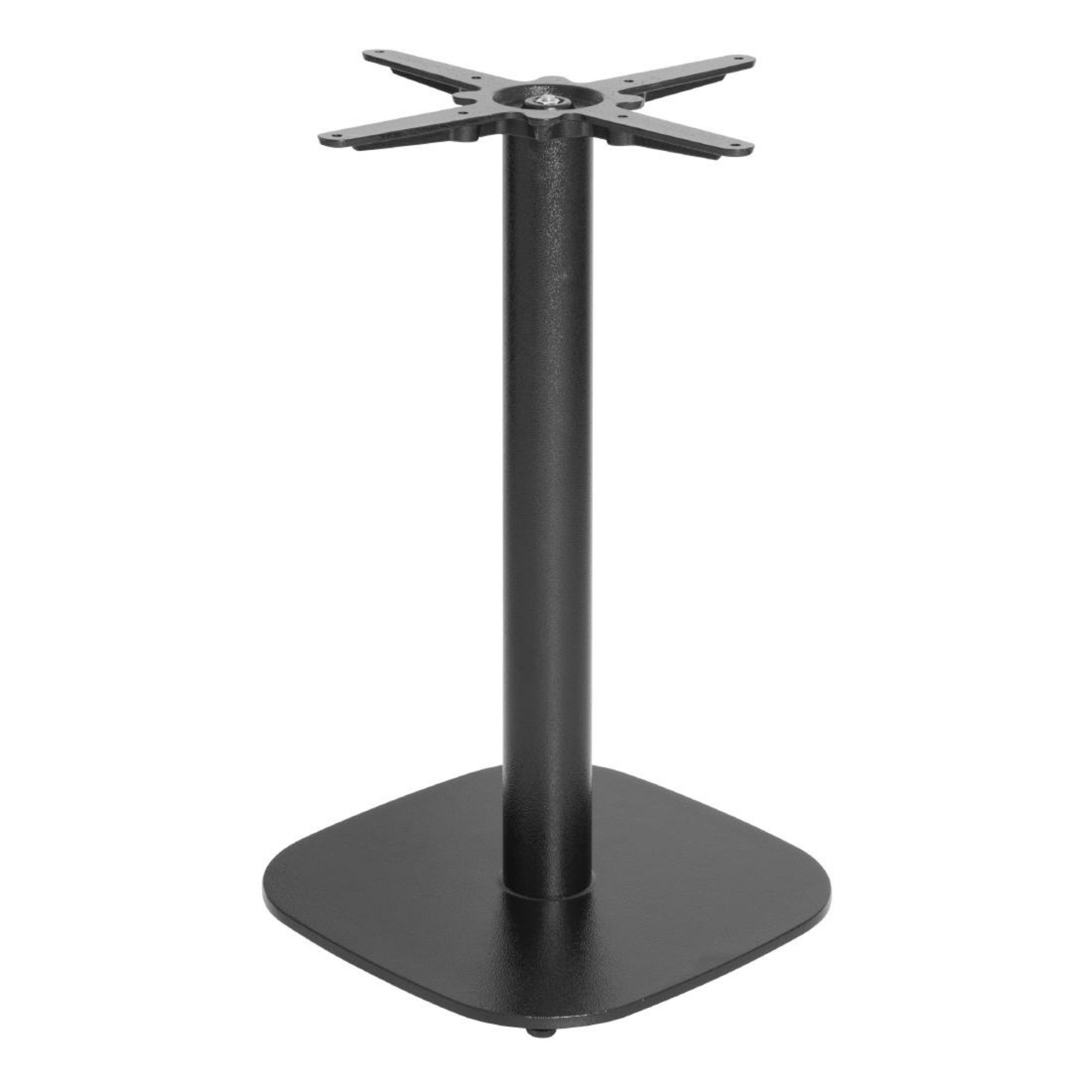 Picture of Bolero Black Cast Iron Table Base 720x420mm - FU546