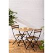 Picture of Bolero Perth Pavement Style Folding Chairs Wood Effect (2 pack) - FU539