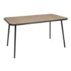 Picture of Bolero Santorini Rectangular Table Wood Effect 1400mm - FU536