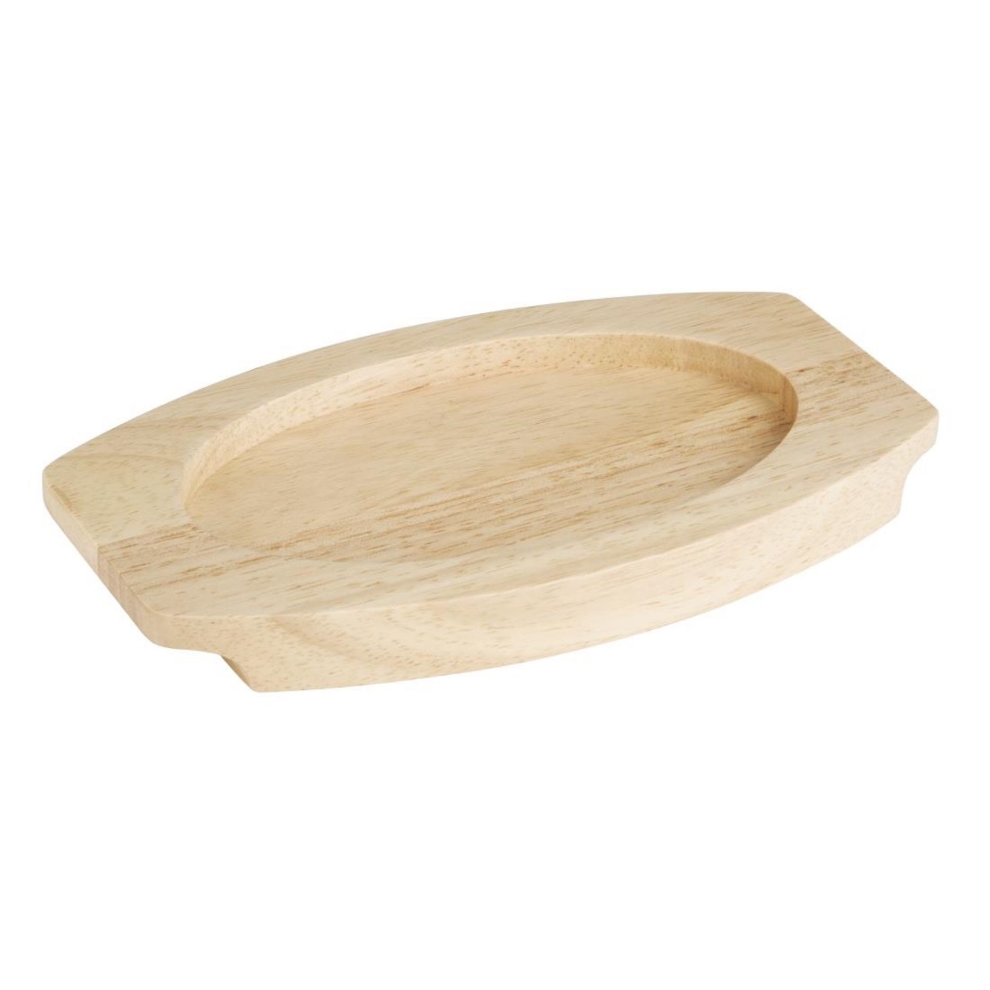 Picture of Olympia Hevea Board for Cast Iron Oval Eared Dish 210x120mm for FW819 - FU295