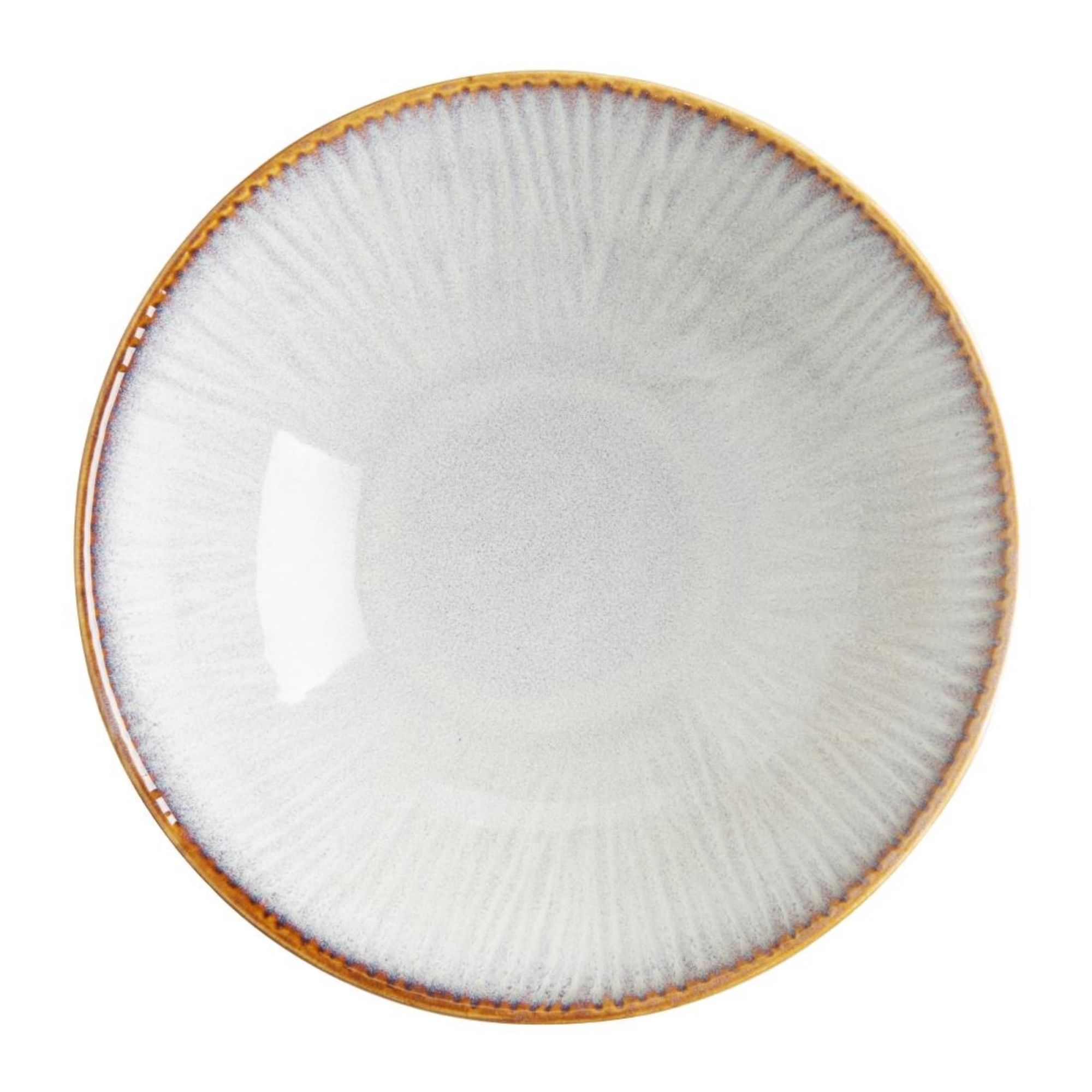 Picture of Olympia Drift Grey Embossed Coupe Bowls 205mm (4 pack) - FU198