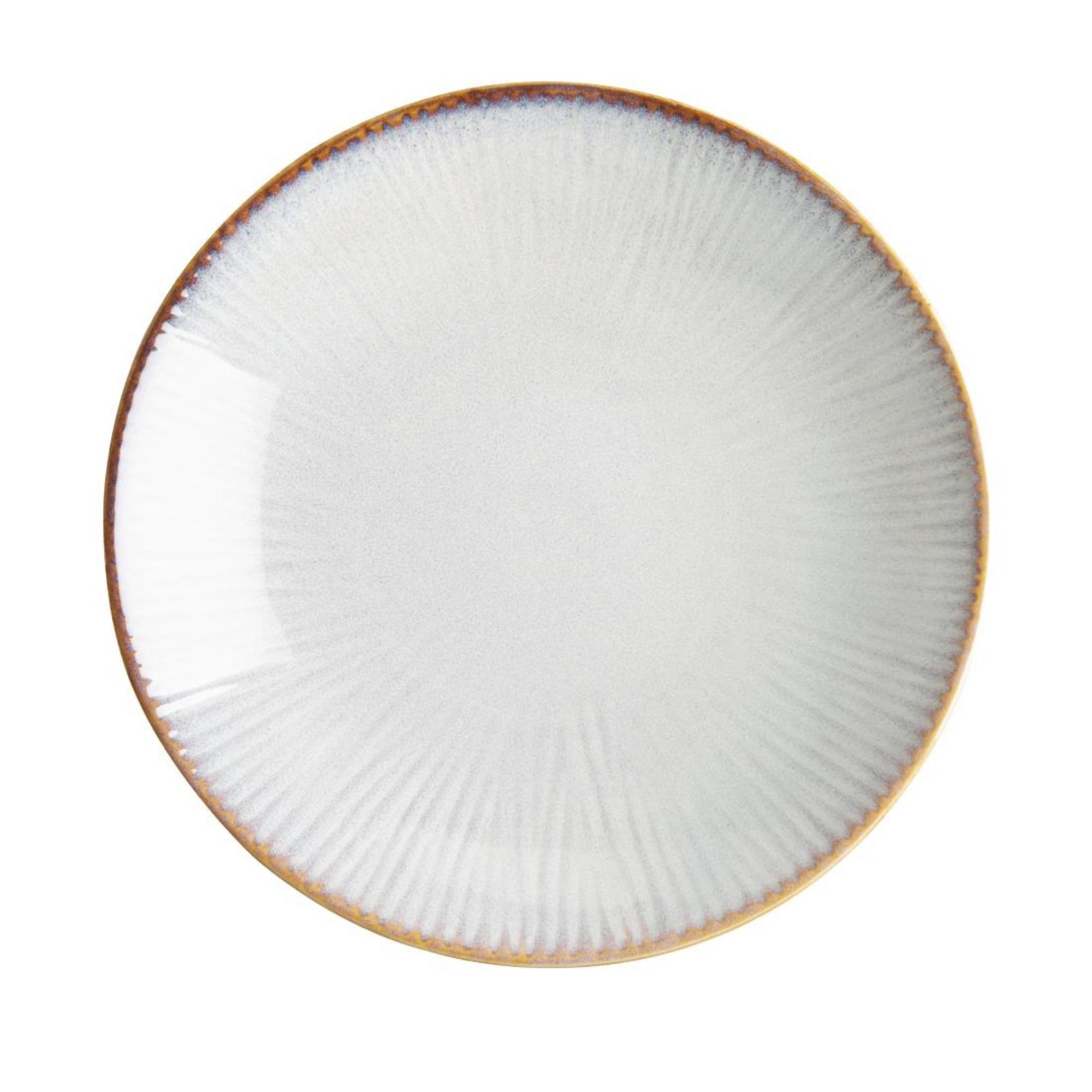 Picture of Olympia Drift Grey Embossed Coupe Low Bowls 260mm (4 pack) - FU197