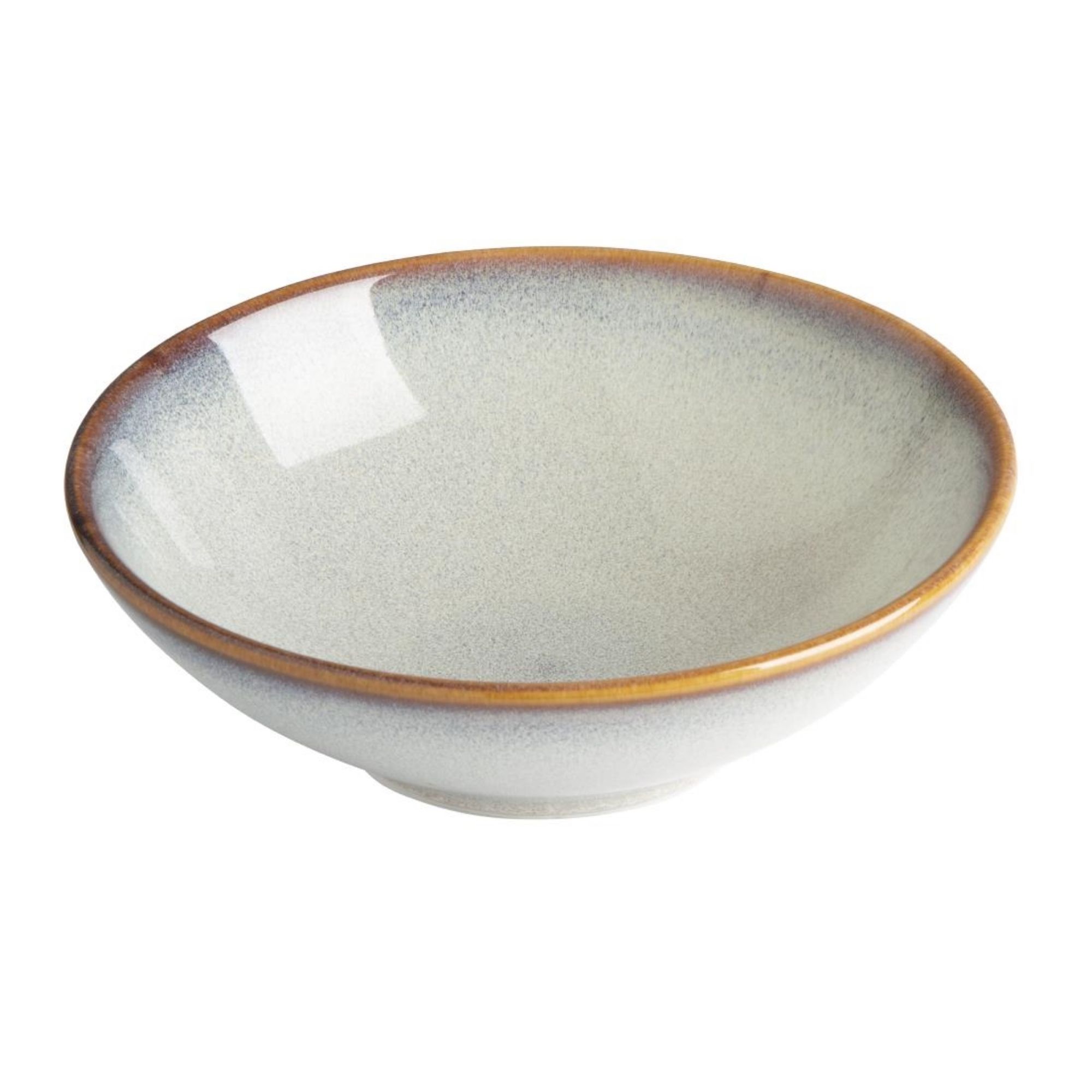 Picture of Olympia Drift Grey Plain Coupe Bowls 155mm (6 Pack) - FU192