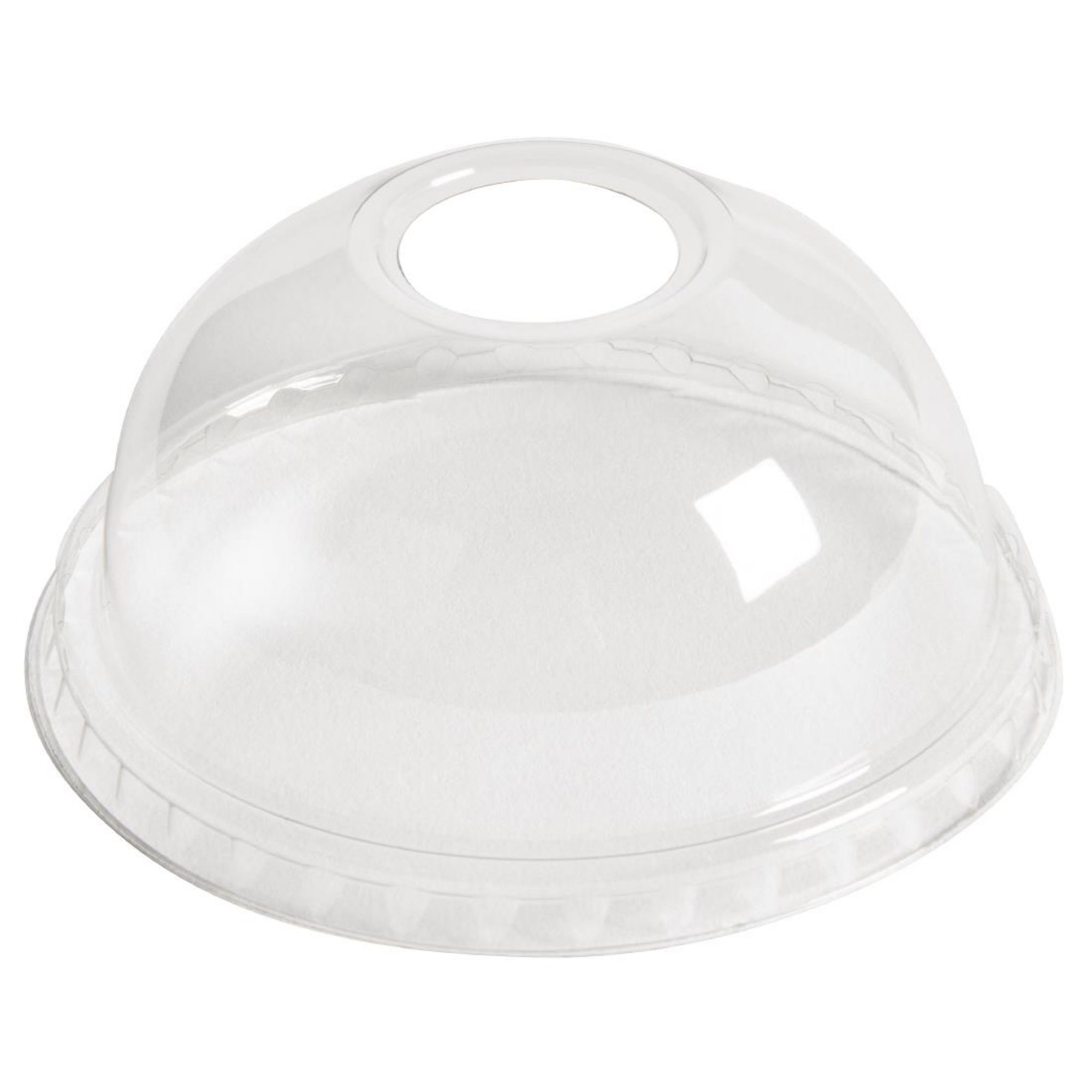 Picture of Clear rPET Dome Lid with Hole 95mm (800 pack) - FT997