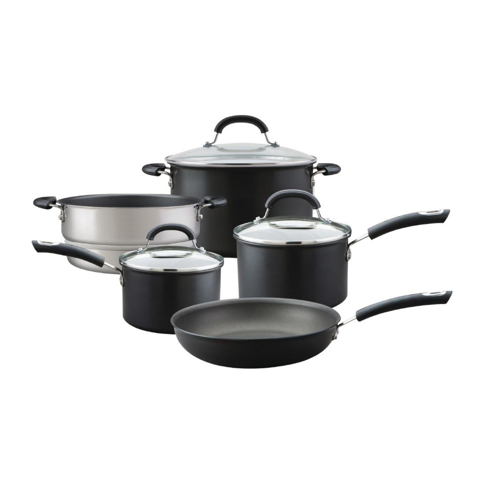 Picture of Circulon Total Hard Anodised Aluminium Non-Stick Pan (5 Pack) - FT628