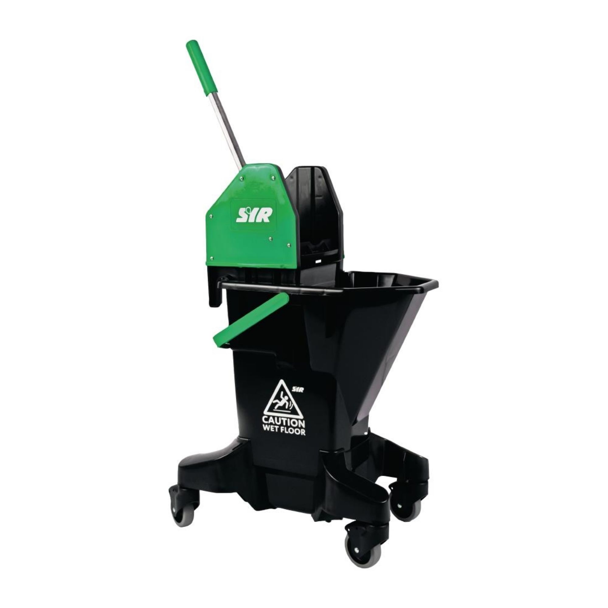 Picture of SYR Long Tall Sally Recycled Plastic Mop Bucket & Wringer 16Ltr Green - FT396