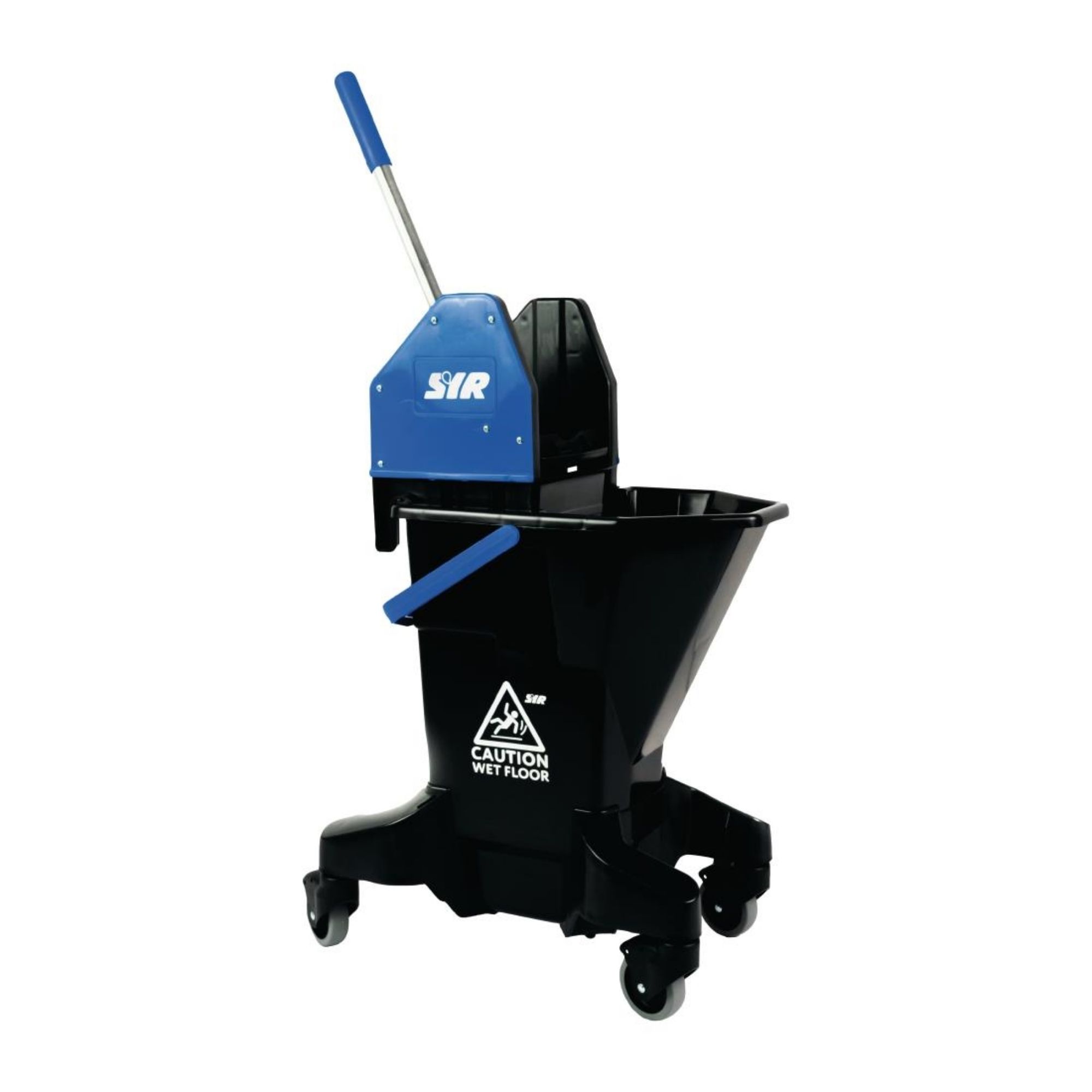 Picture of SYR Long Tall Sally Recycled Plastic Mop Bucket & Wringer 16Ltr Blue - FT393