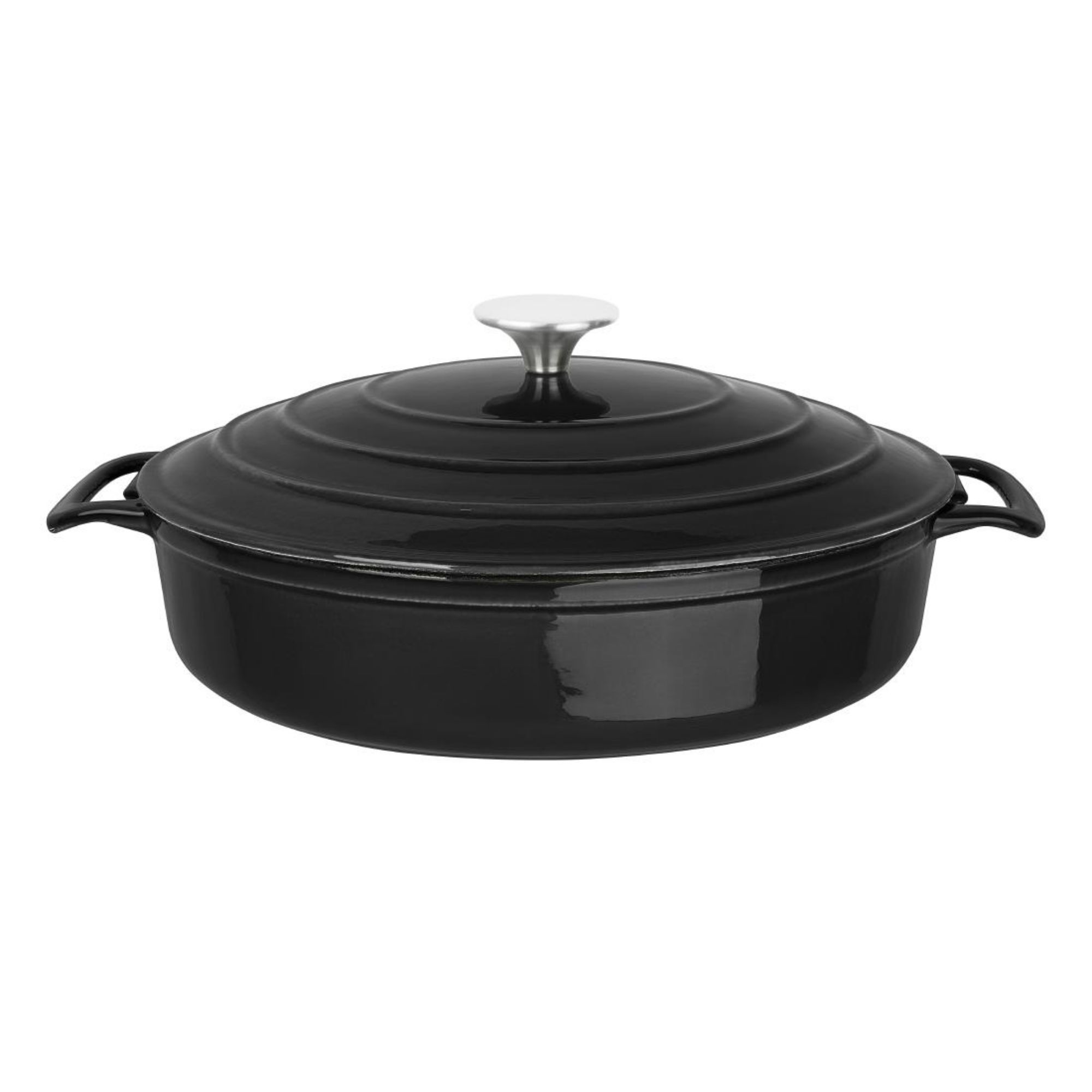 Picture of Vogue Round Sauté Pan 28cm Black - FS477