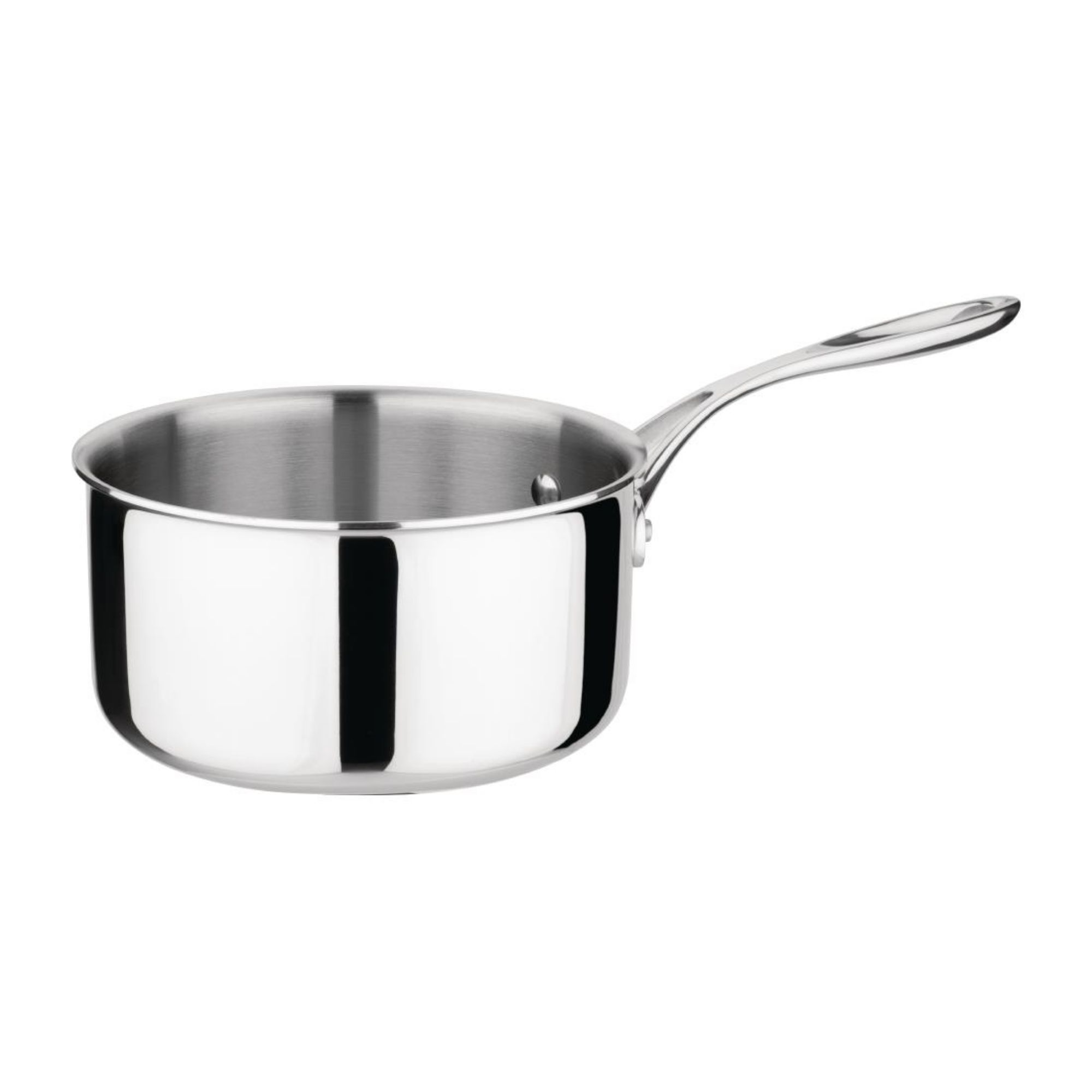 Picture of Vogue Stainless Steel Tri-Wall Saucepan 180mm - FS666
