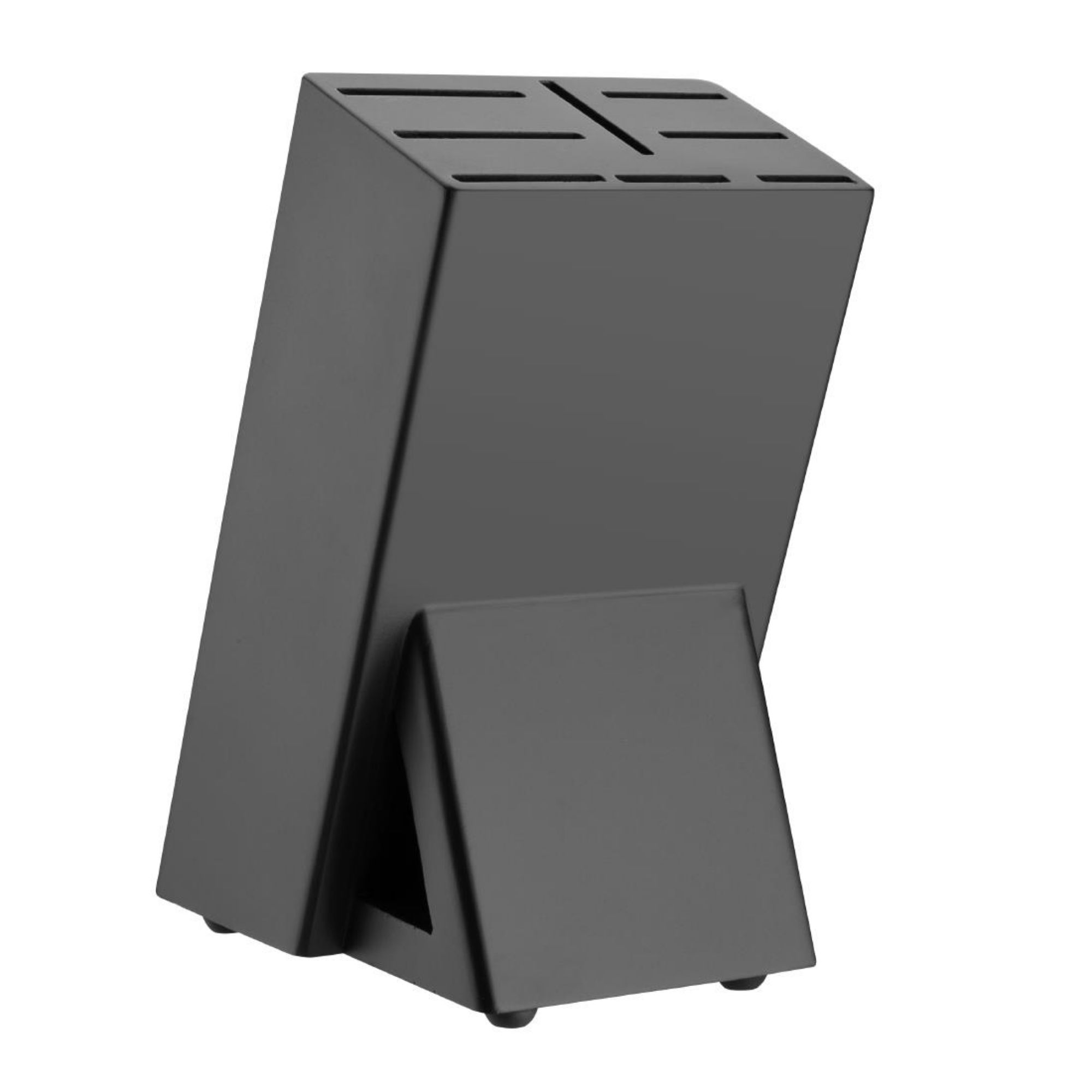 Picture of Vogue Tsuki Black Wooden Knife Block - FS662