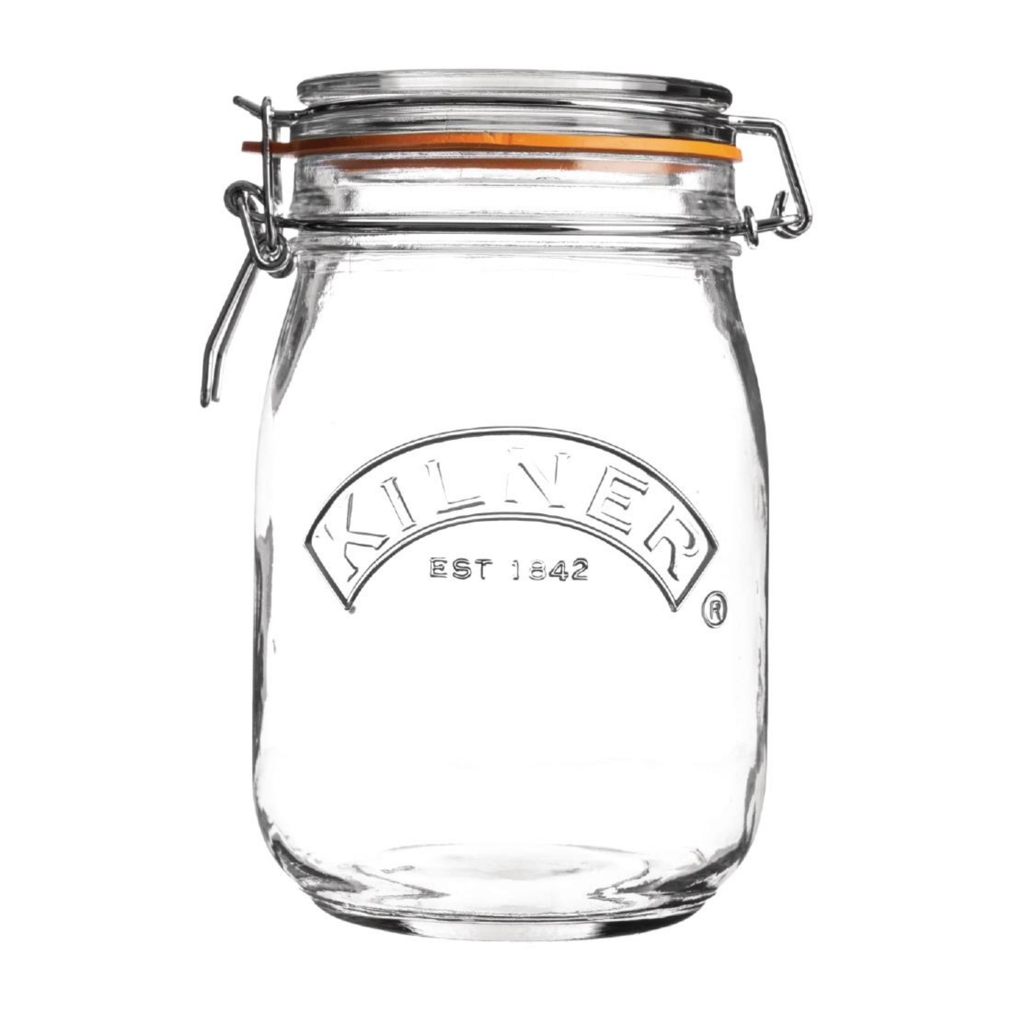 Picture of Kilner Clip Top Round Preserve Jar 1000ml (4 Pack) - FE738