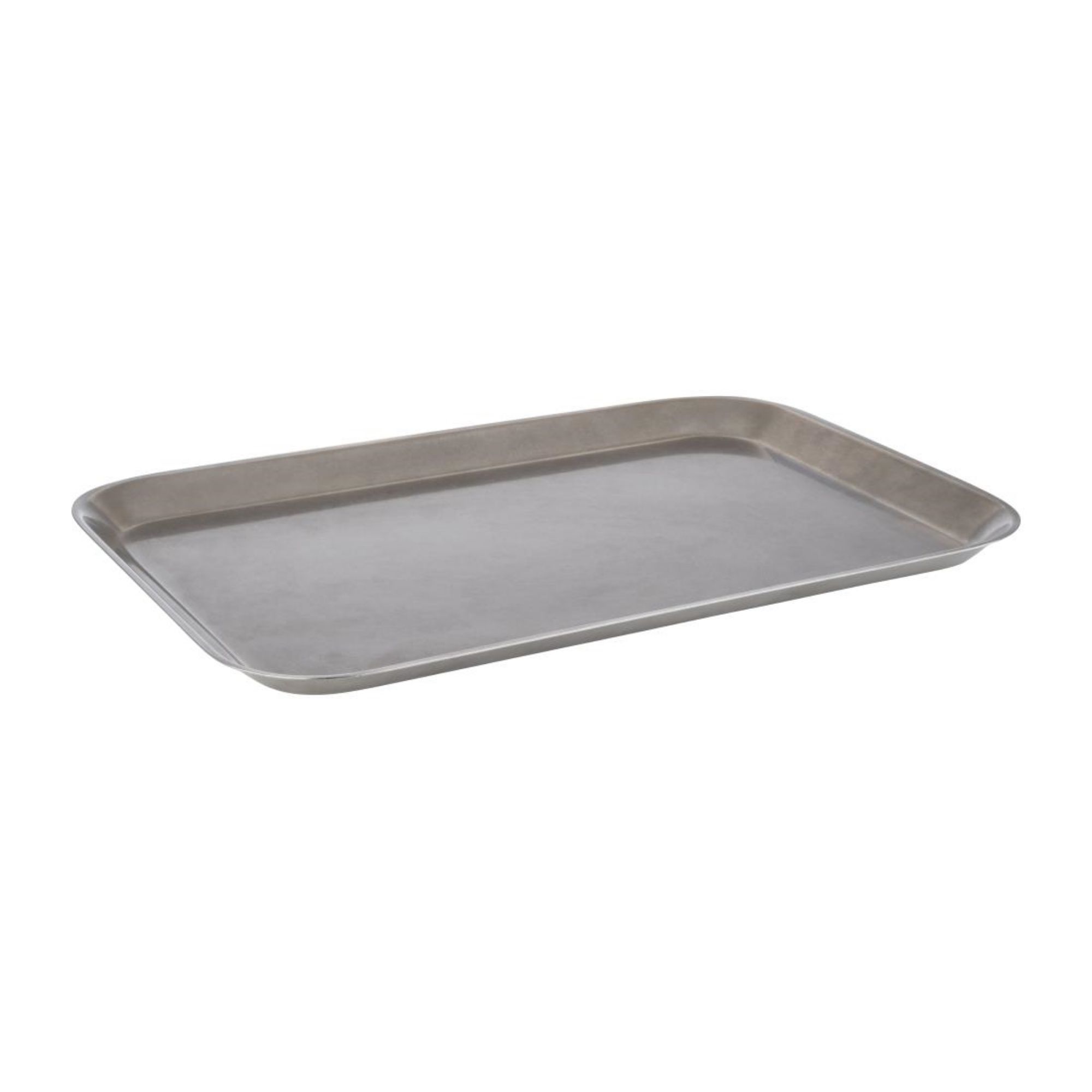 Picture of APS Vintage Stainless Steel Serving Tray 380(L)x265(W)mm - FE972