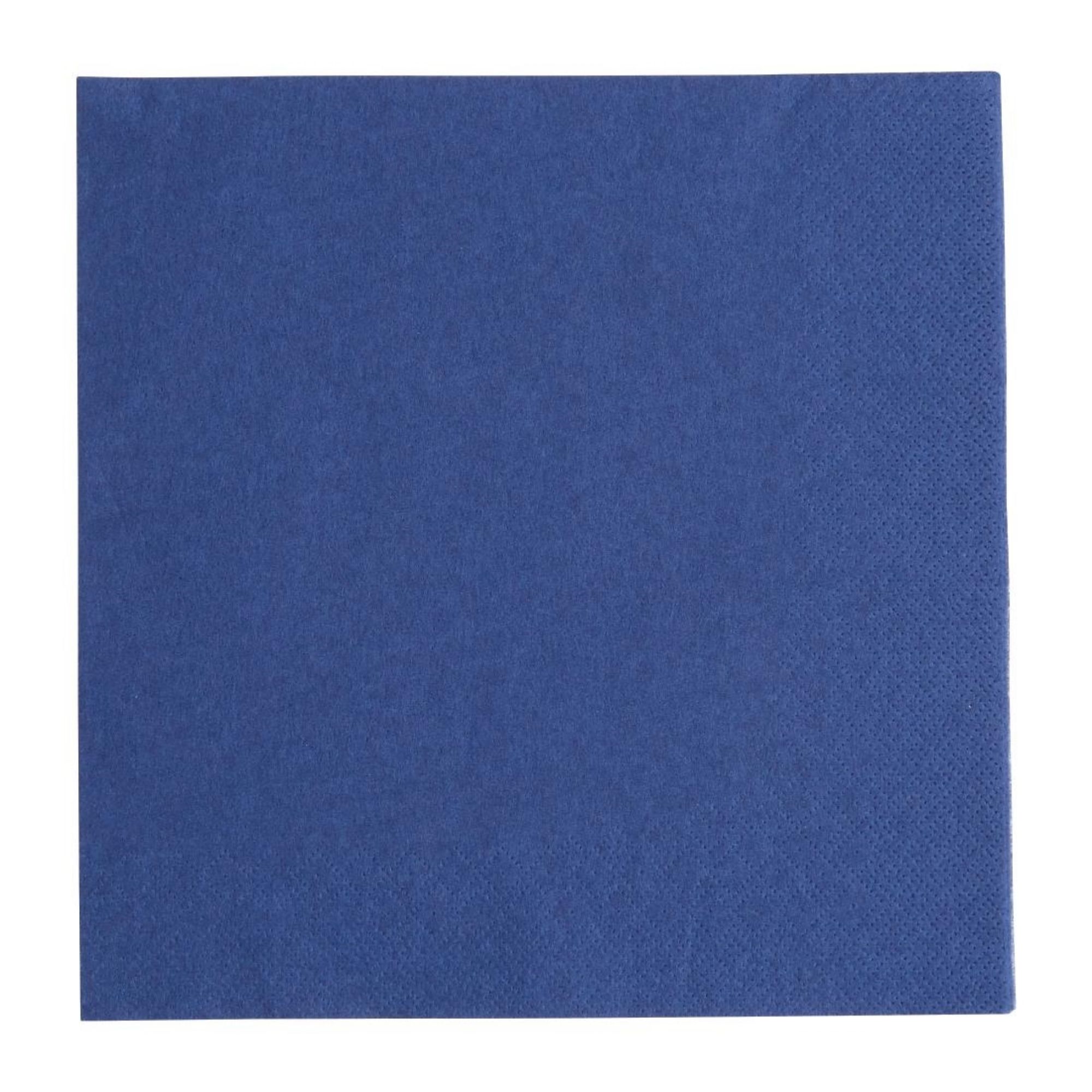 Picture of Fiesta Recyclable Dinner Napkin Dark Blue 40x40cm 3ply 1/4 Fold (1000 Pack) - FE256