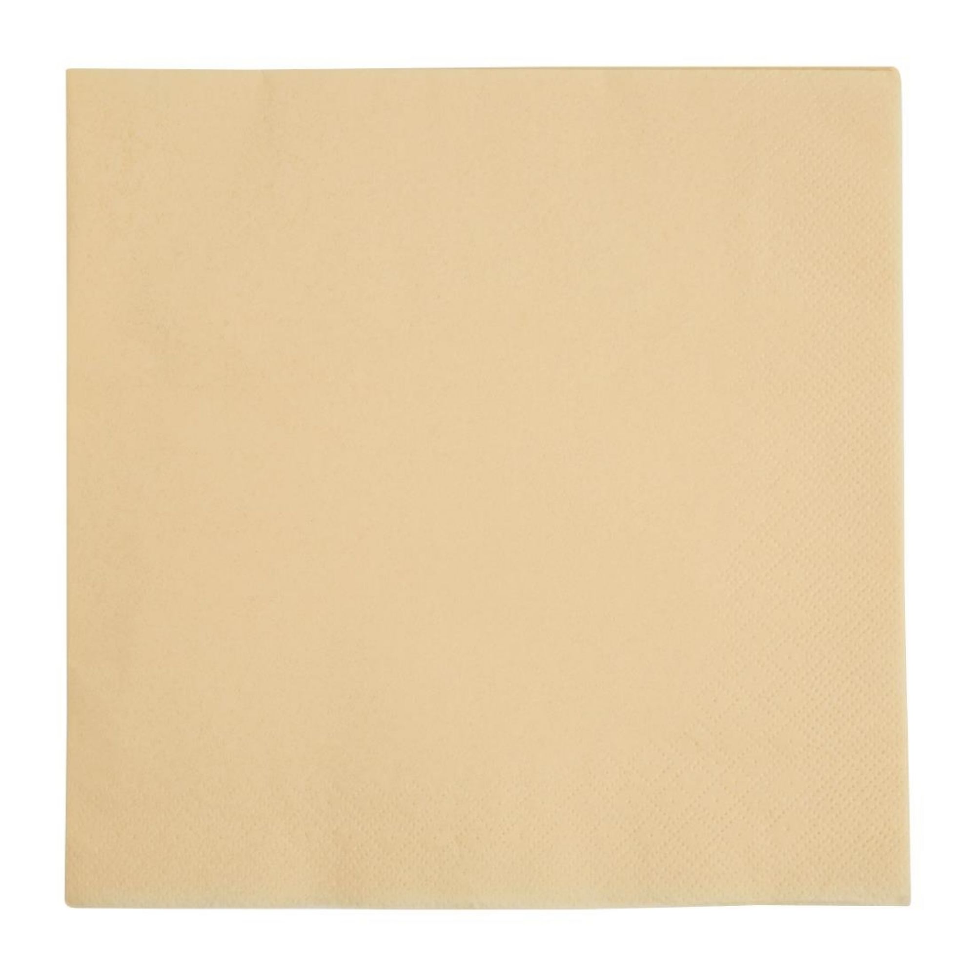 Picture of Fiesta Recyclable Dinner Napkin Cream 40x40cm 3ply 1/4 Fold (1000 Pack) - FE252