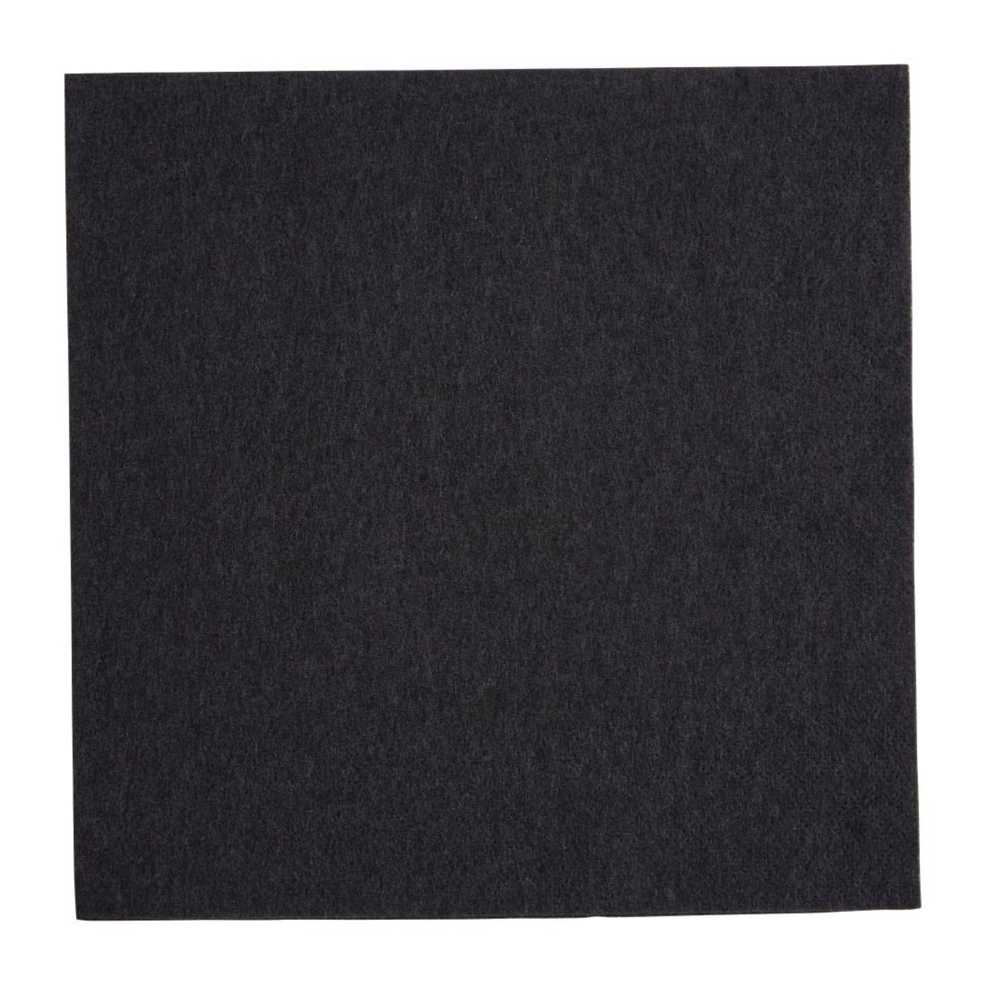 Picture of Fiesta Recyclable Dinner Napkin Black 40x40cm 2ply 1/4 Fold (2000 Pack) - FE241