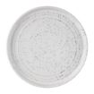 Picture of Olympia Cavolo Flat Round Plates White Speckle 180mm (6 pack) - FD902