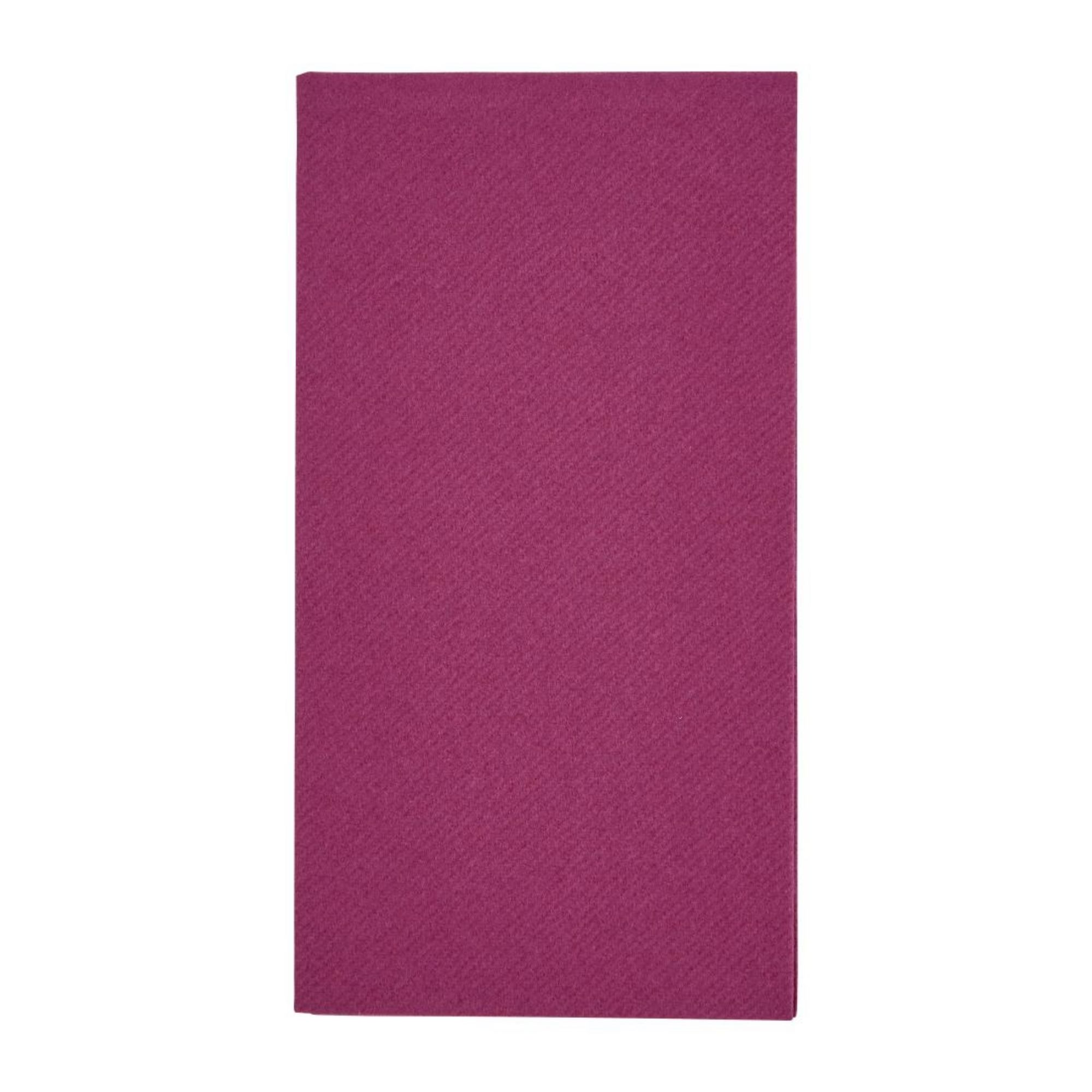 Picture of Fiesta Recyclable Premium Tablin Dinner Napkin Plum 40x40cm Airlaid 1/8 Fold (500 Pack) - FE275